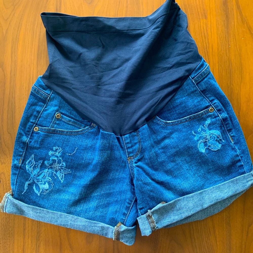 Maternity Jean Shorts Sz 4